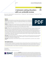 The Association Between Eating Disorders and Mental Health: An Umbrella Review