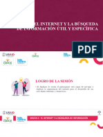 Sesión 4 - El Internet y La Búsqueda de Información Util