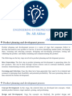 9th Week Engineering Entrepreneurship by Dr. Ali Akbar