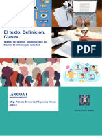 Semana 13 - El Texto - Definición - Clases - Doc Adm Marina - ESNA