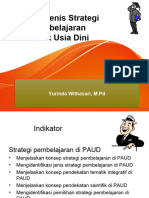 Pertemuan 3 Strategi Pembelajaran Paud