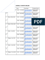 Jadwal C-Shots Online