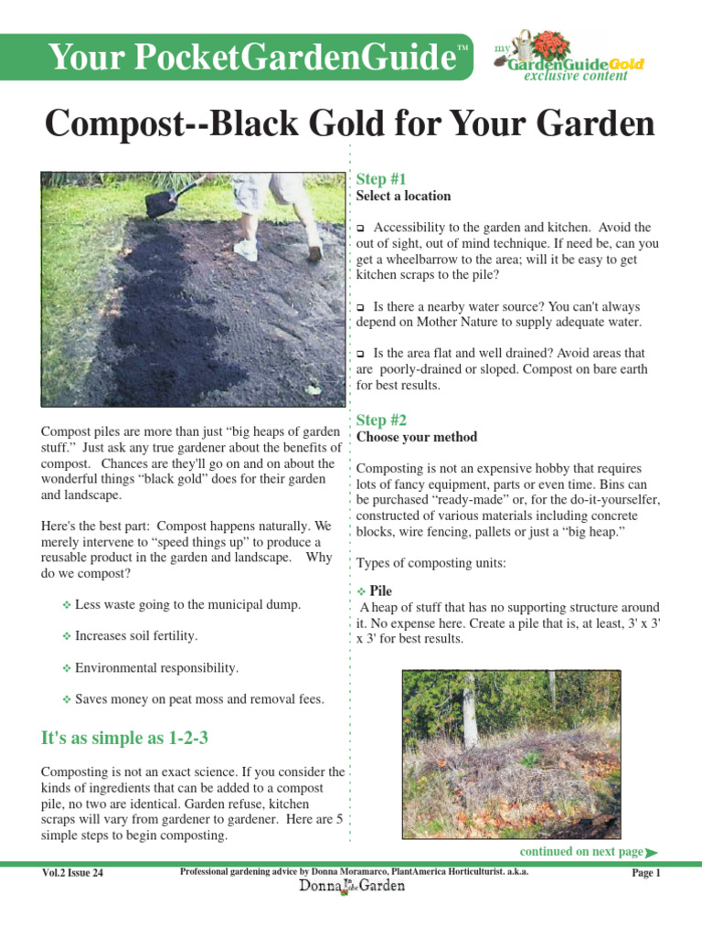 Composting Basics for Gardeners | PDF
