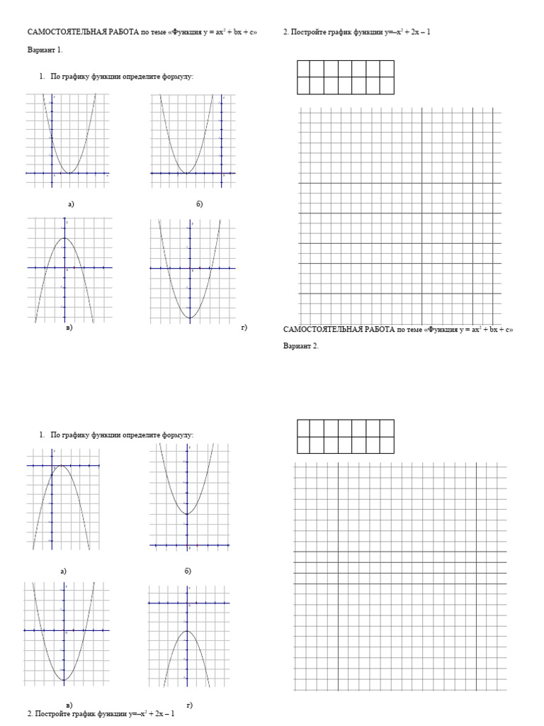 9 Klass Samostoyatelnaya Rabota 2 | PDF