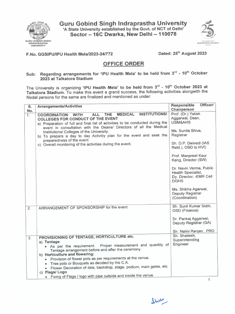 IPU Health Mela | PDF
