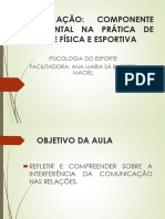 3 - Psic Do Esporte - Comunicação