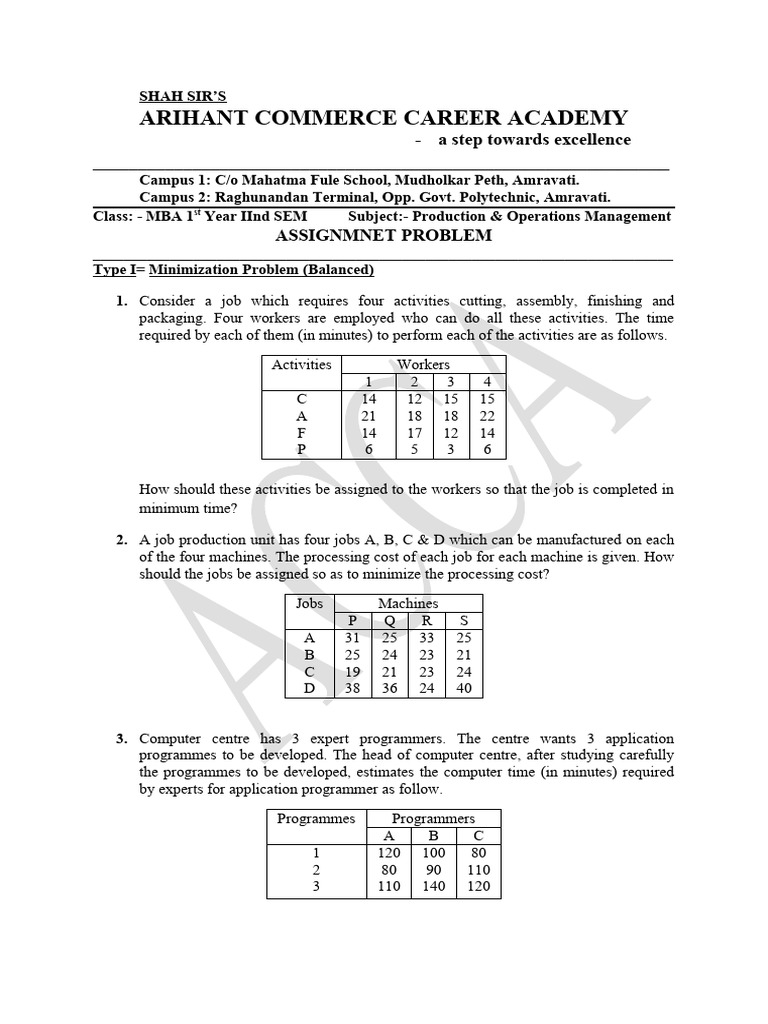 assignment-problem-tfjt-pdf-economies-business