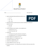 DP 1 - Binomial Theorem 1