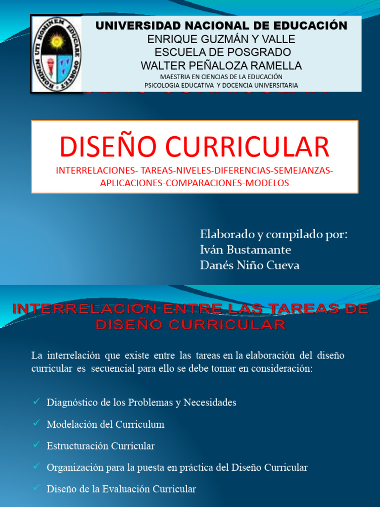 Análisis del Diseño Curricular Educativo | PDF | Plan de estudios ...