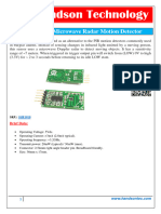 Microwave Distance Sensor Datasheet
