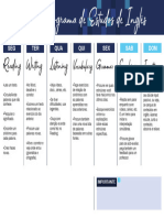 Planner Cronograma de Estudos