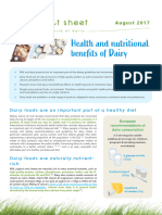 Health and Nutritional Benefits of Dairy