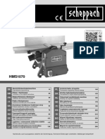 Scheppach hms1070 User Manual