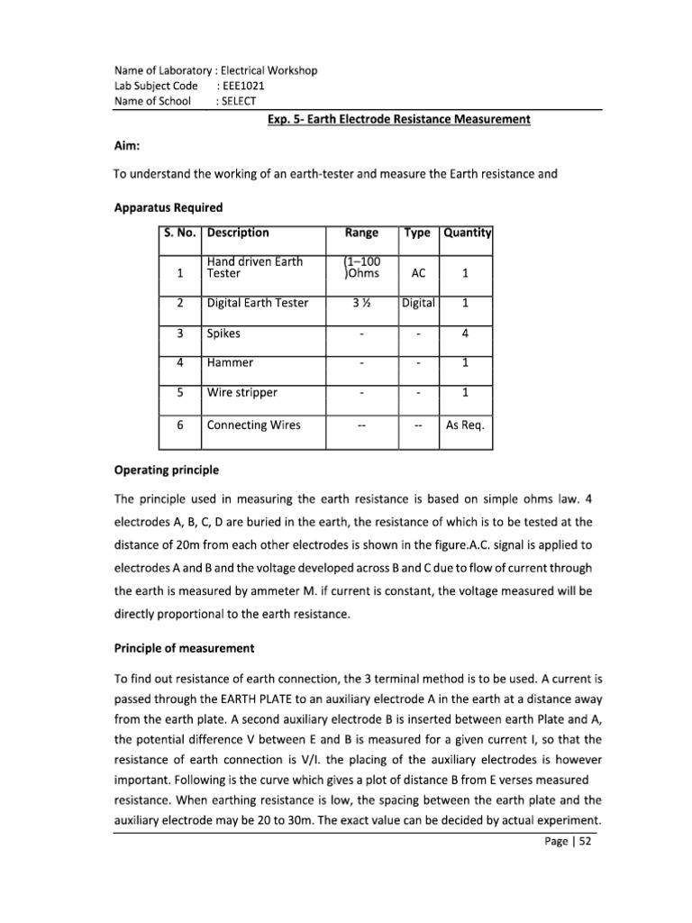 5-experiment-5-measurement-of-earth-resistance-24-08-2023-pdf