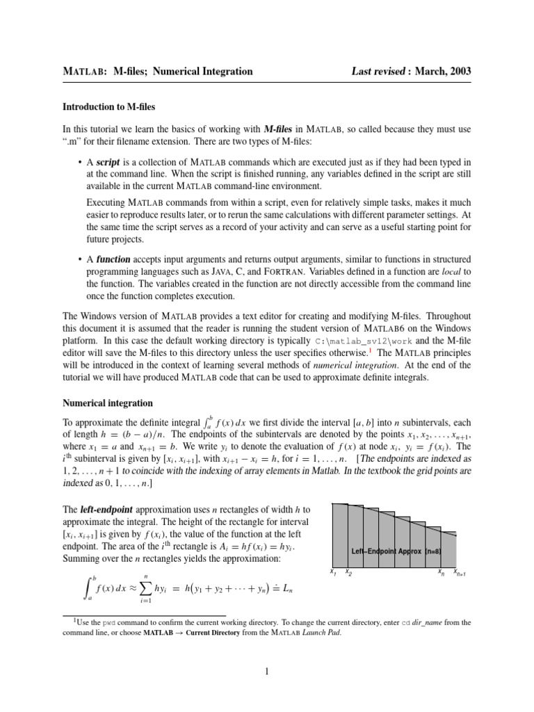Matlab Number PDF