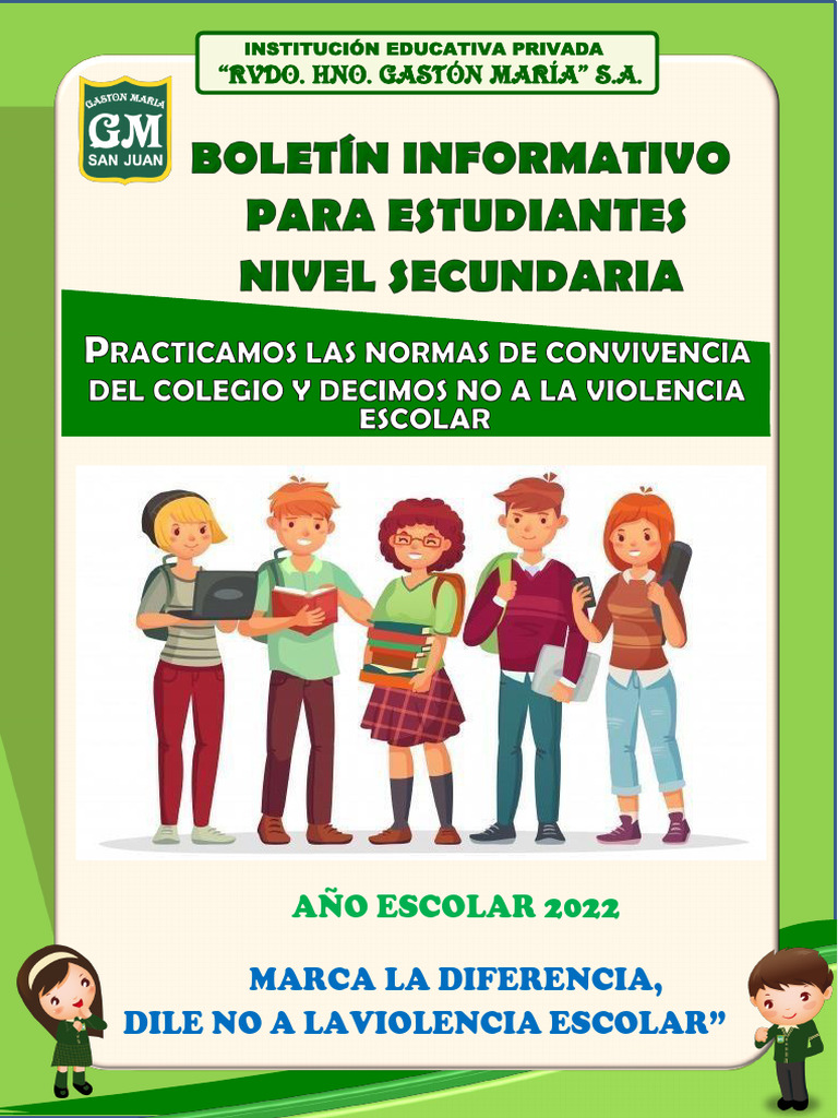 Normas de Convivencia Escolar 2022 | PDF | Violencia | Abuso infantil