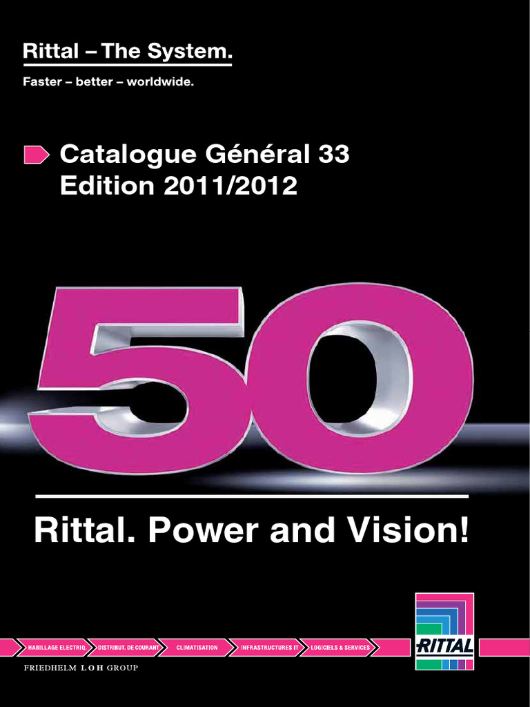 Rittal Catalogue Général 20112012 PDF