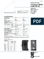 Schneider Electric Merlin Gerin - Catalogue - Disjoncteurs Basse Tension Antichocs Pour La Marine - Compact DB12, Codis DF12 (1977-01) - OCR