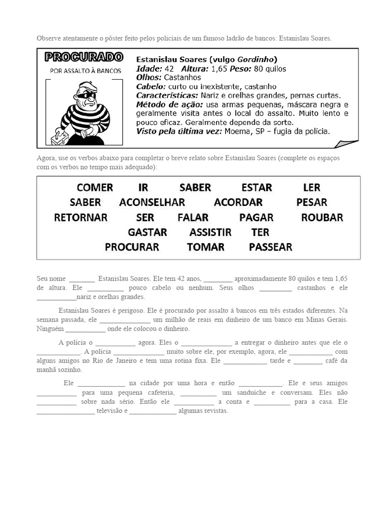 Exercícios sobre Verbos e Elocução | PDF | Ciências Sociais