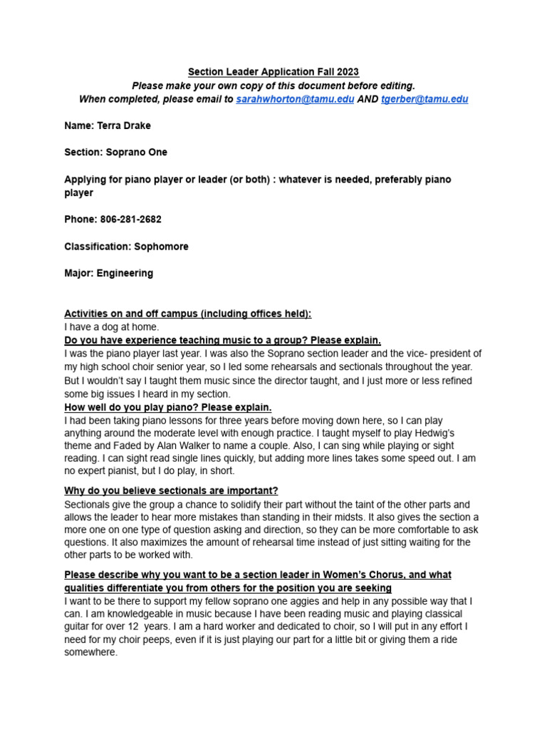 SECTION LEADER APPLICATION CODE IN PLACE 2025 visual data 8