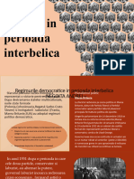 Regimurile Democratice in Perioada Interbelica