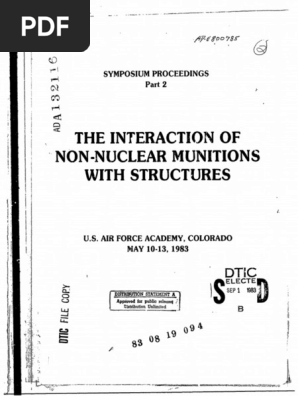 Switch ファイナルファンタジータクティクス -デラックスエディション Non-Nuclear Munitions Symposium Proceedings | PDF | Reinforced