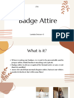 Badge Attire 2022 Presentation