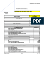 Evaluación Proyecto - Formato Tipo - Presupuesto Por Tipología