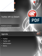 Twitter API em Delphi