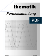 Mathe Formelsammlung A4 Deutsch