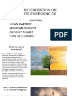 Exposicion Sobre Emergencias Climaticas