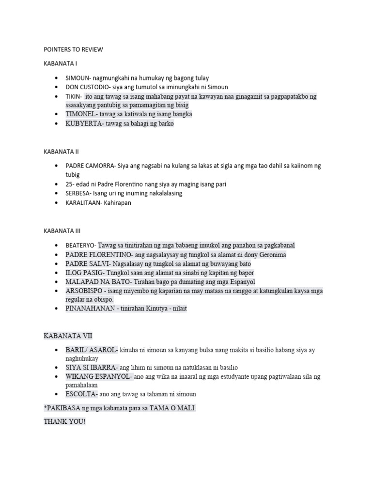 Pointers to review pdf