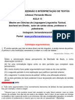 Compreensão e Interpretação de Textos - Estratégias Argumentativas