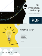EPL Prediction Web App
