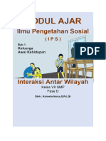 Bab 1.12.13 Keluarga Awal Kehidupan - Sosialisasi Dalam Masyarakat - Interaksi Antar Wilayah