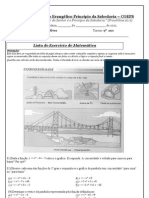 Lista 9 Ano Funções Quadraticaa