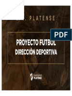 Proyeto Fútbol Dirección Deportiva