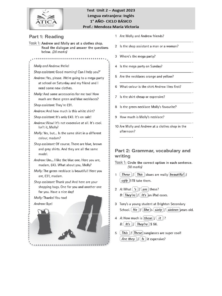 Test Unit 2 | PDF