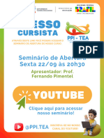 Link de Acesso Cursistas - Seminário de Abertura