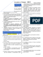 4-Questões Cespe - Direito Constitucional - Conceito de CF