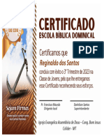 Certificado - Jovens - Editar e Imprimir