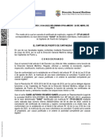 Resol 0104-2022 Dimar - CP05 29 Abr 22 Cancel Matr y Reg MN Sanz