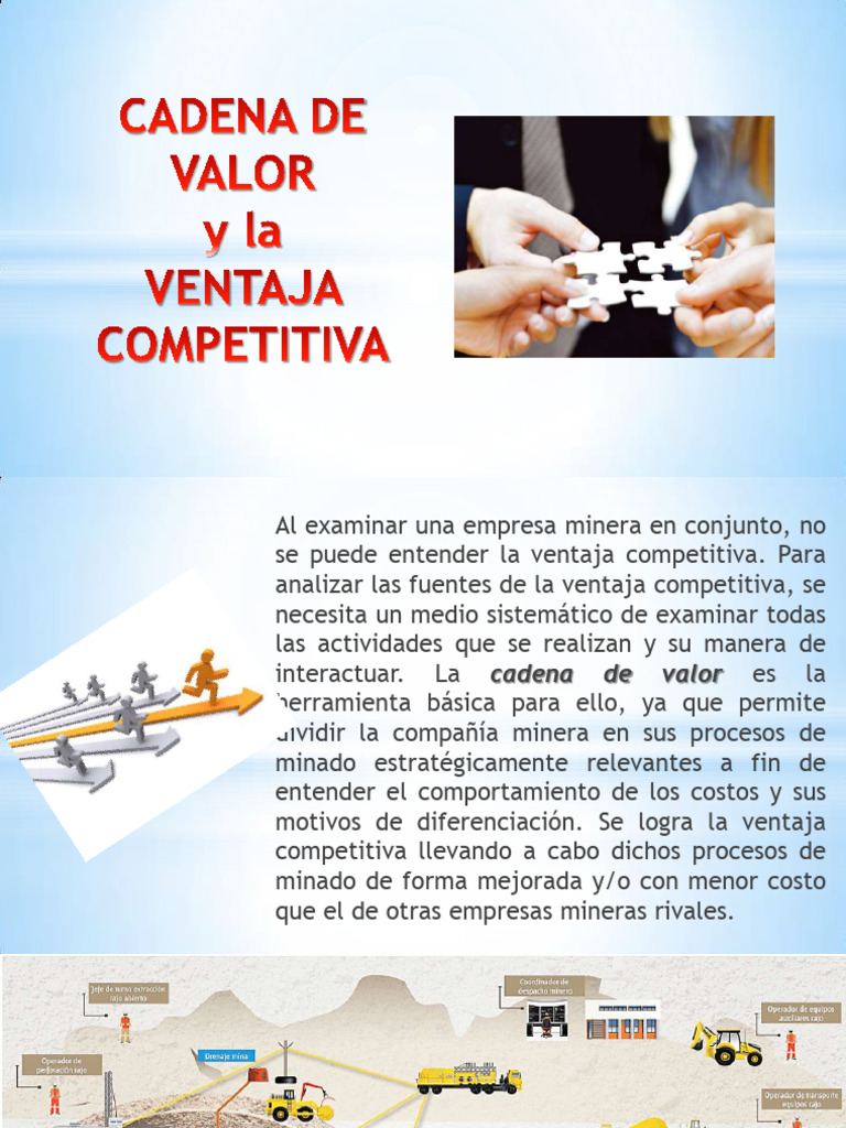 Cadena de Valor en Empresas Mineras | PDF | Cadena de valor | Minería