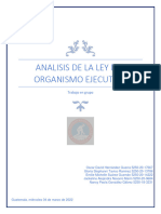 Analisis de La Ley Del Organismo Ejecutivo