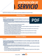 Contratacion de Servicio