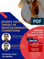 Sports TAPING (RIGID) IN MUSCULOSKELETAL CONDITIONS