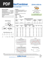 ZX10-2-20-S+ Mini - Circuits | PDF | Telecommunications