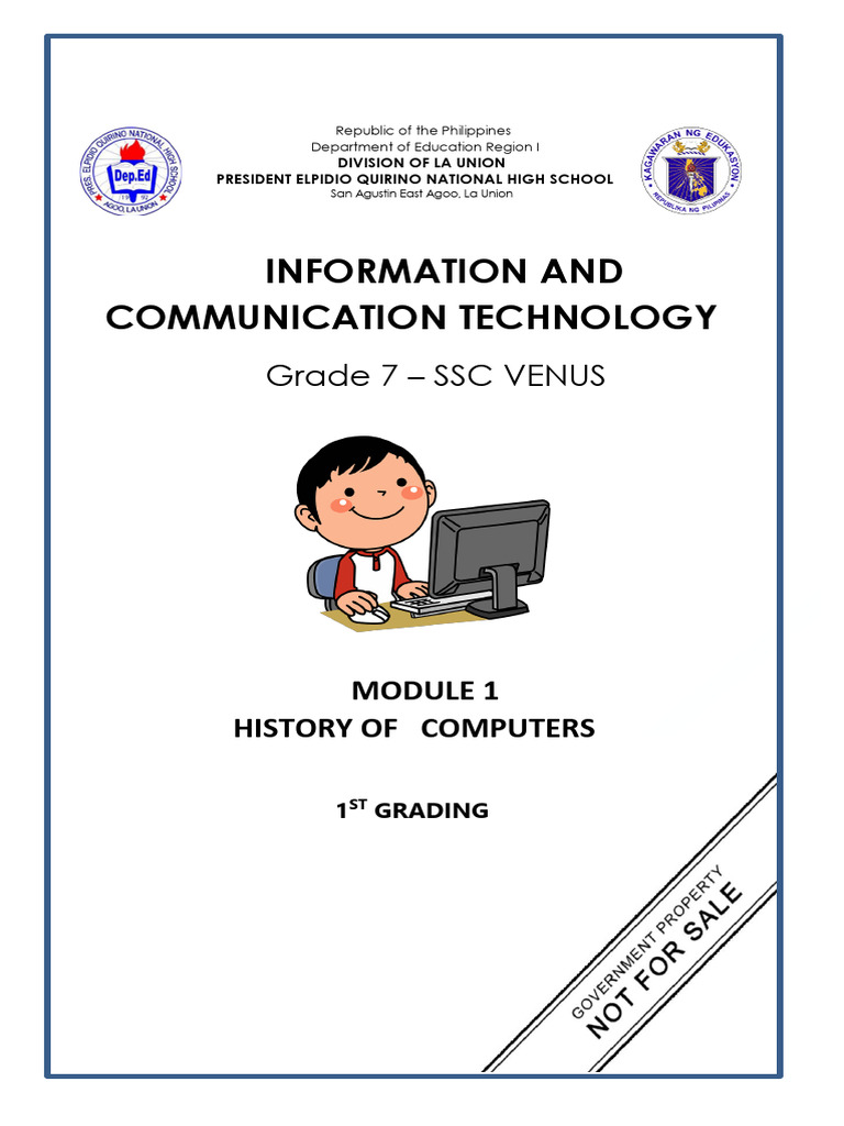 Tle 7 SSC Module 1 LC | PDF | Computing | Computer Science