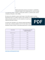 Combustibles, Poder Calorifico e Impacto Ambiental, Partes de CE