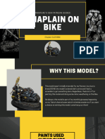 Chaplain On Bike 4 - Armor Gold NMM